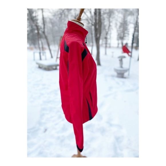 Maier Sports Red Athletic Jacket Zip Front - Picture 4 of 16